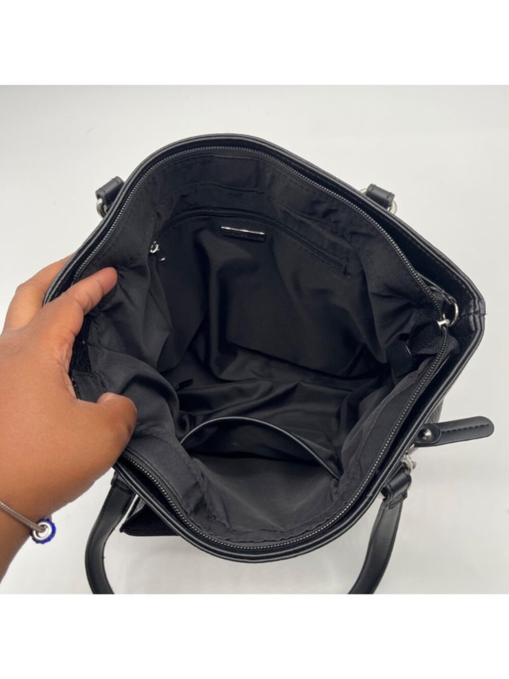 Giani Bernini Black FauxLeather Medium Shoulder Bag - Picture 10 of 10
